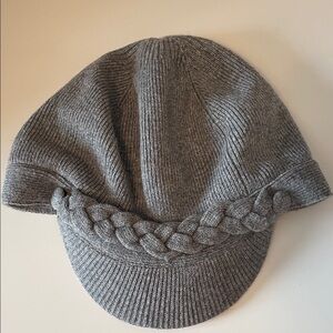 Banana Republic Gray Cashmere wool Blend Knit Cap